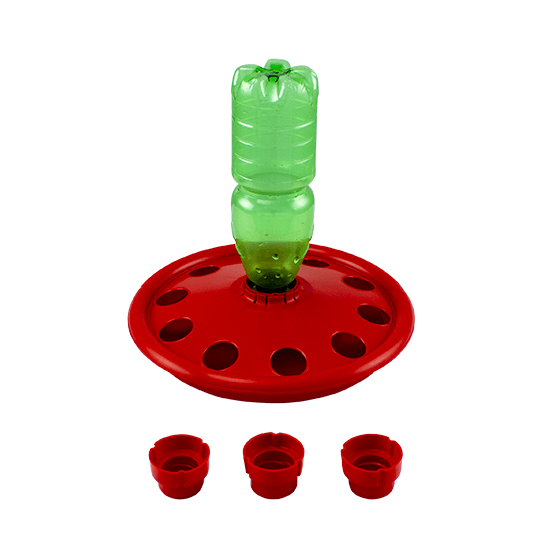 Flaskeholder for kyllingdrikker – River Systems fra Texas Gård