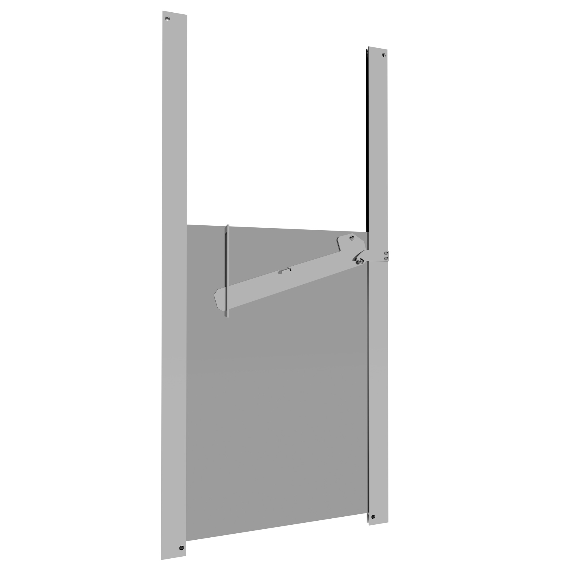 Hønseluke selvlåsende aluminium 230x340 mm – River Systems fra Texas Gård